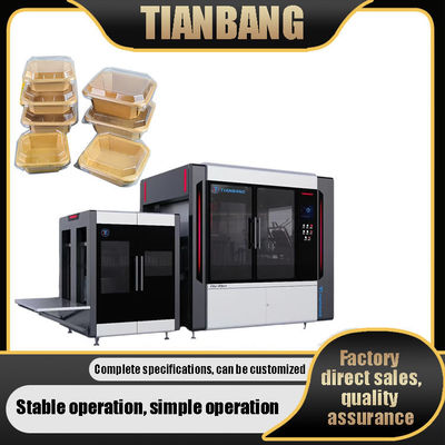 Full Servo Salad Paper Box Machine Full Servo Motor Paper Box Forming Machine